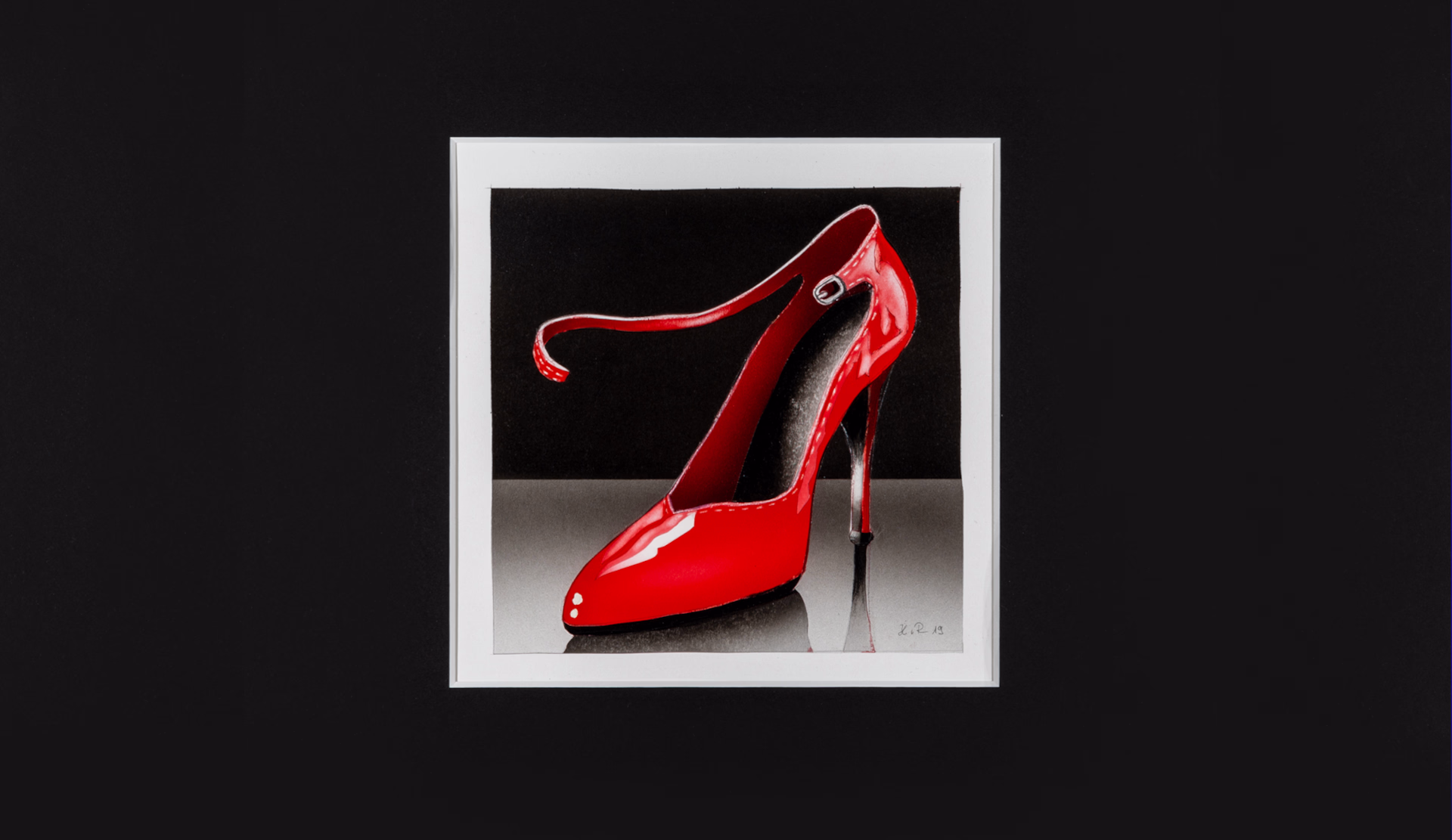 Airbrush-Technik Werkname Red